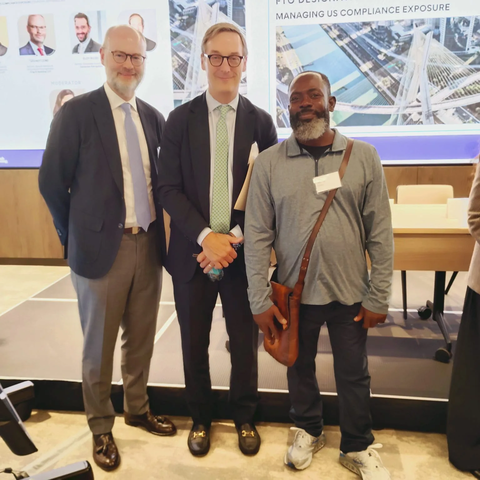 Odson Charlot with international conference participants